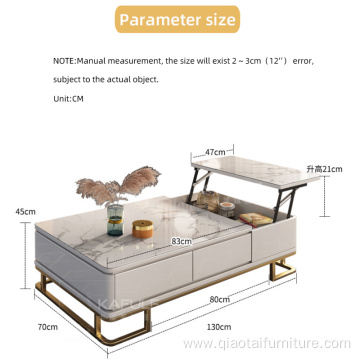 Modern Multifunctional Lift-top Storage Coffee Table